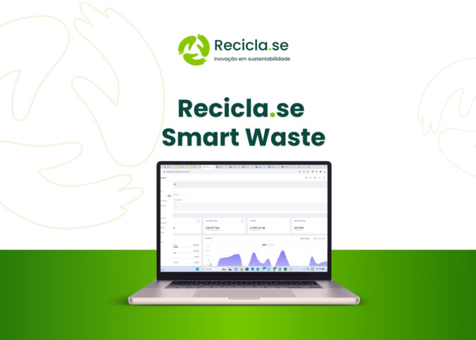 Computador com plataforma Recicla.se Smart Waste